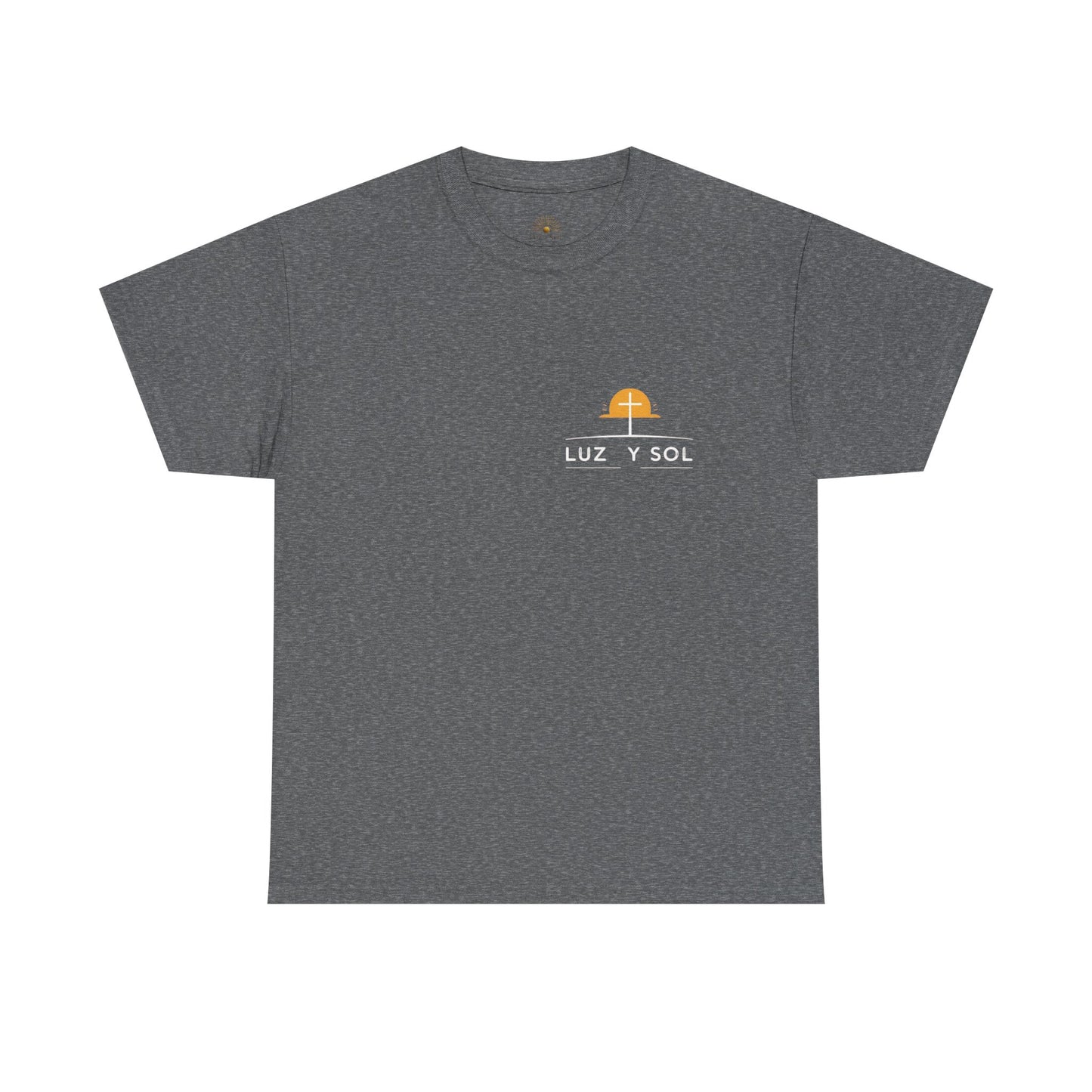 Camiseta Unisex de Algodón Grueso - Diseño Inspirador de Sol - Perfecta para Uso Casual y como Regalo
