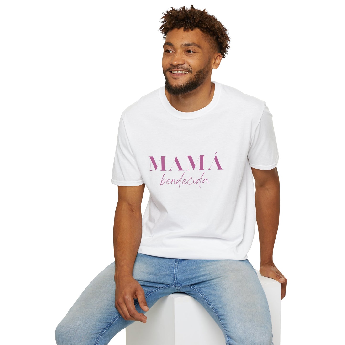 Camiseta Mamá Bendecida - Unisex Softstyle para Mamás