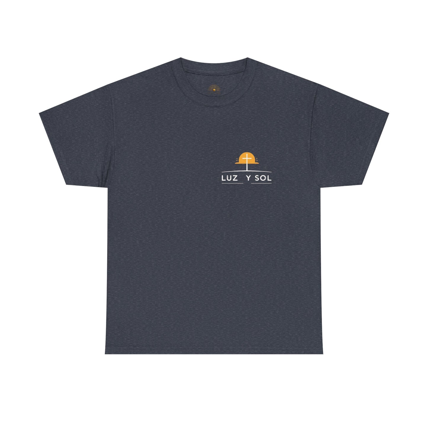 Camiseta Unisex de Algodón Grueso - Diseño Inspirador de Sol - Perfecta para Uso Casual y como Regalo