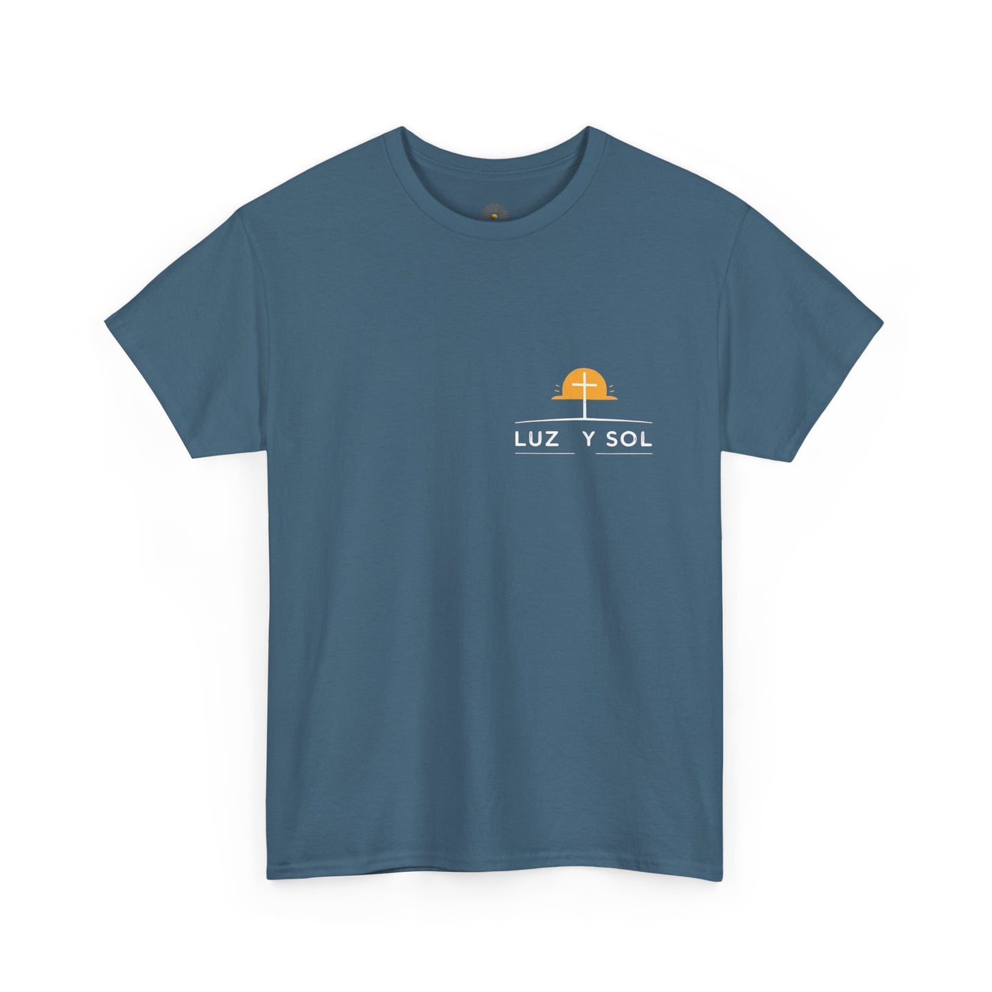 Camiseta Unisex de Algodón Grueso - Diseño Inspirador de Sol - Perfecta para Uso Casual y como Regalo