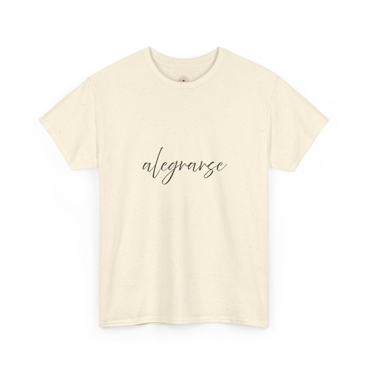 "Alegrarse" (Camiseta Unisex de Algodón Resistente con Mensaje Inspirador)
