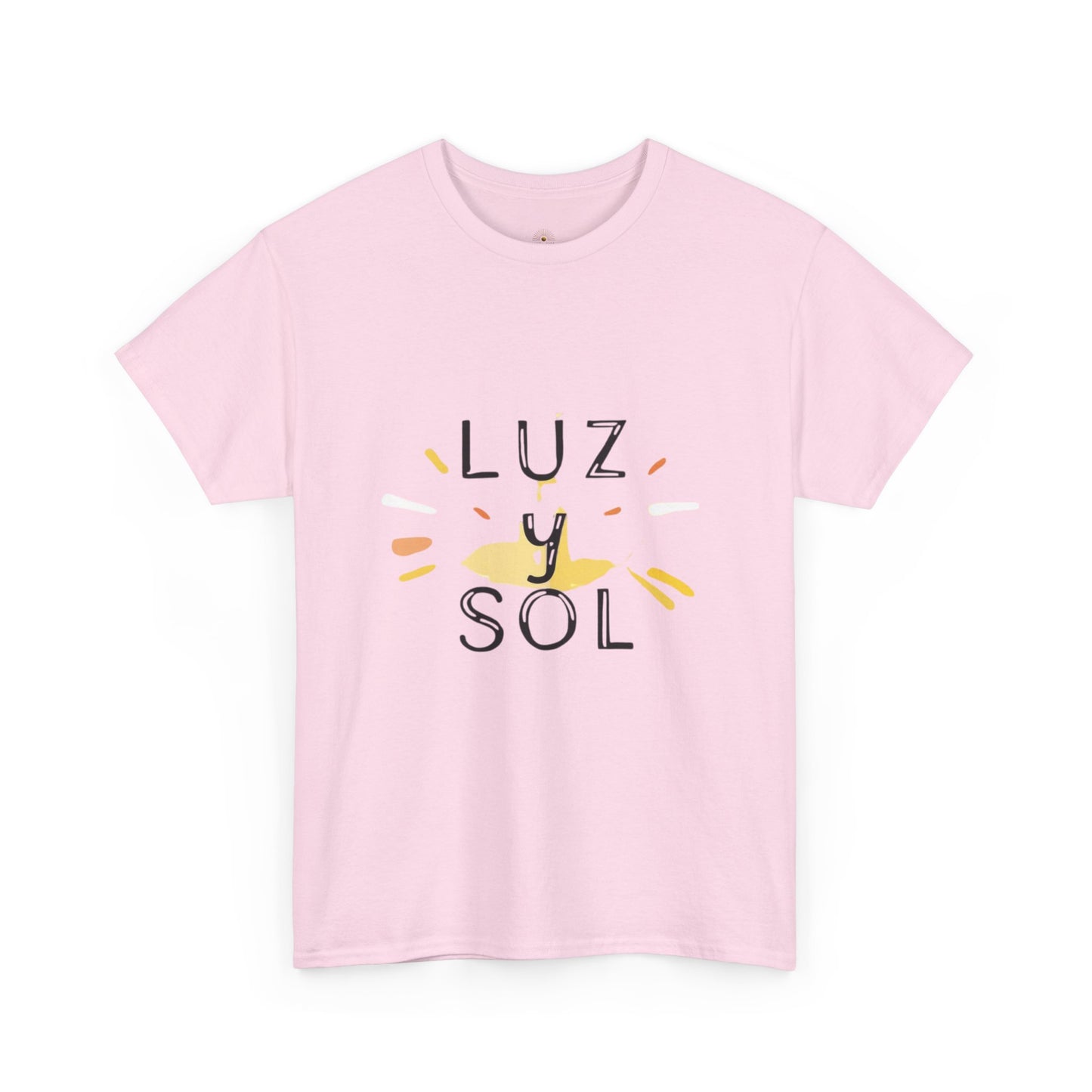 Camiseta Unisex de Algodón Grueso Luz y Sol - Vibras de Sol para Comodidad Diaria