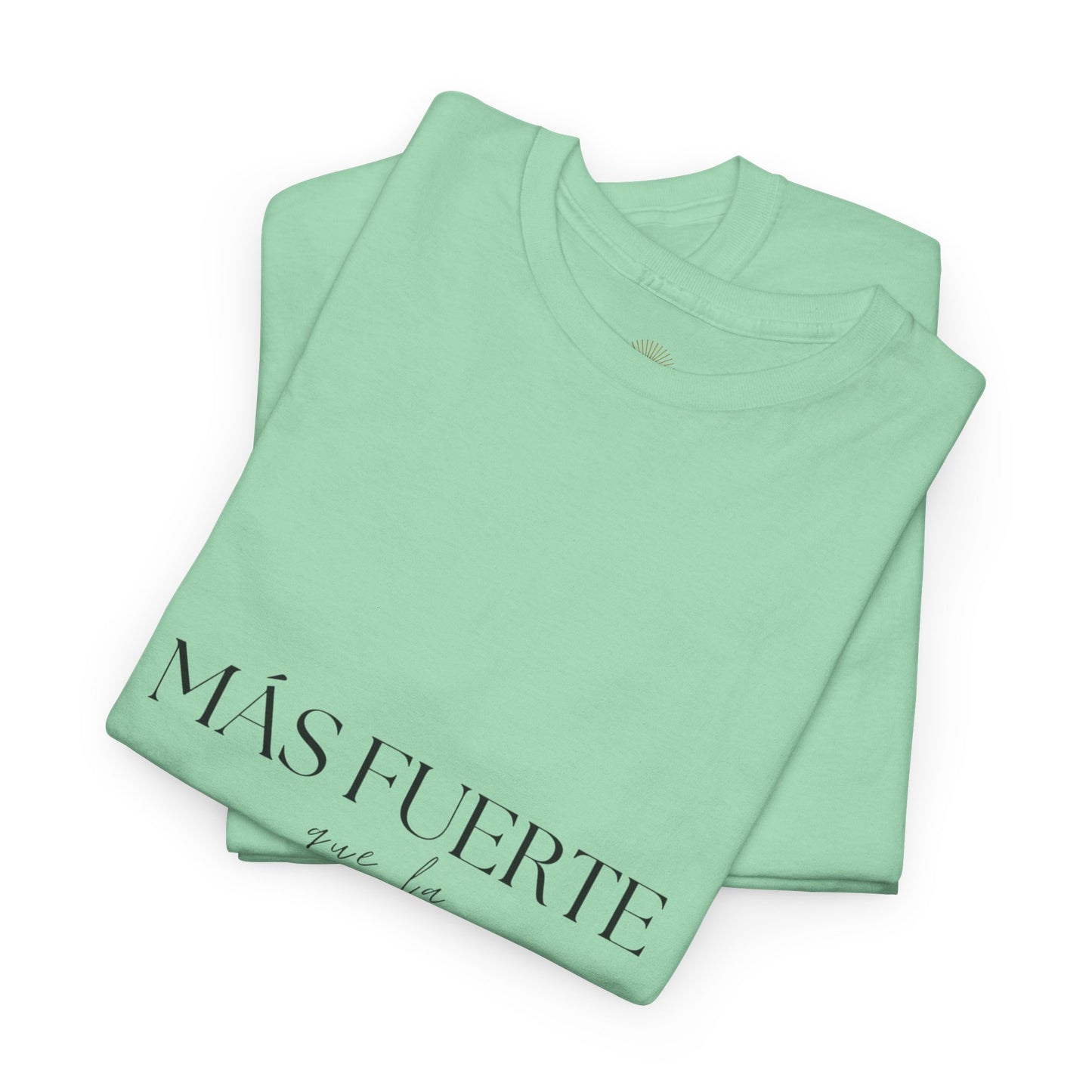 "Más Fuerte que la Tormenta" (Camiseta Unisex de Algodón Resistente Inspirada en la Fe)