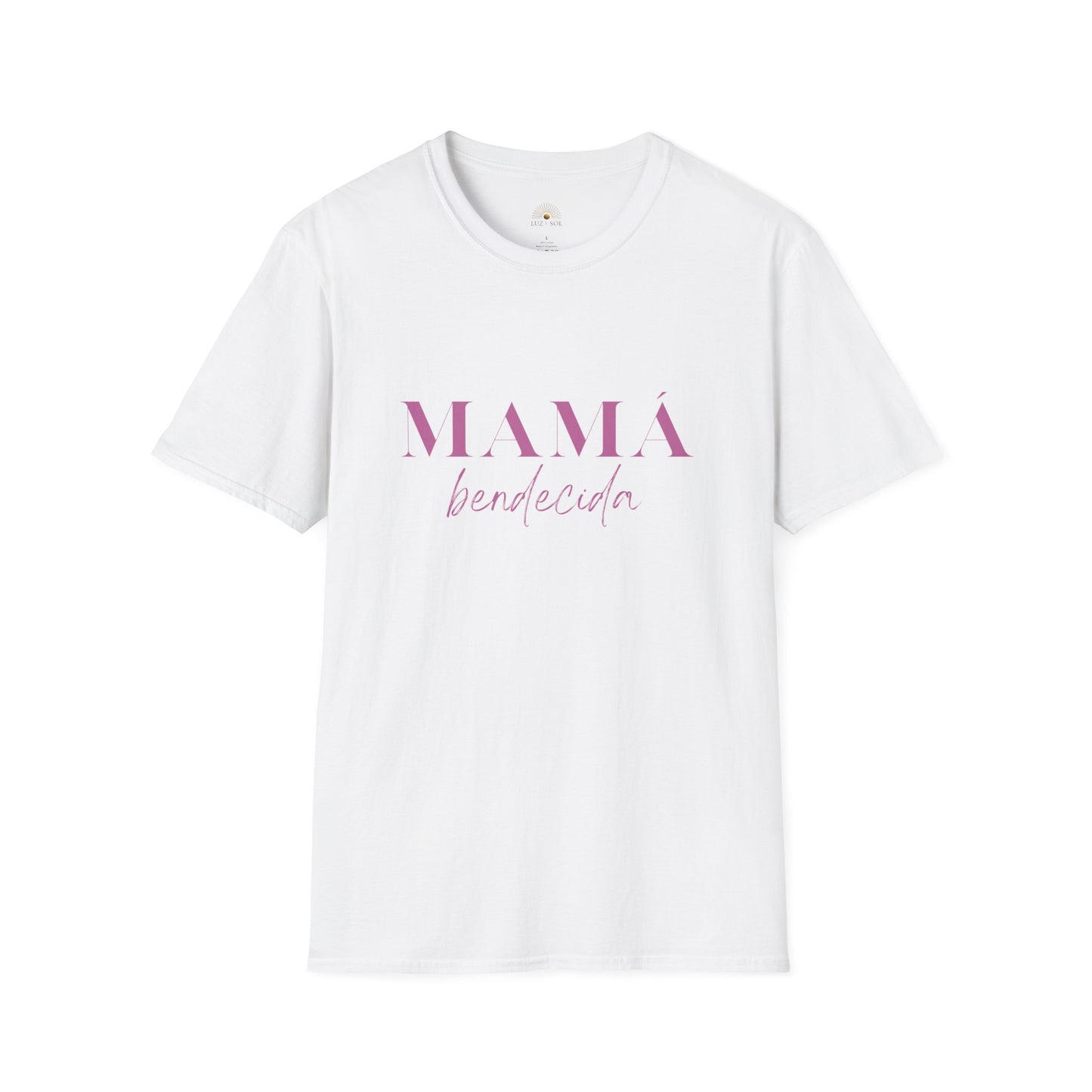 Camiseta Mamá Bendecida - Unisex Softstyle para Mamás
