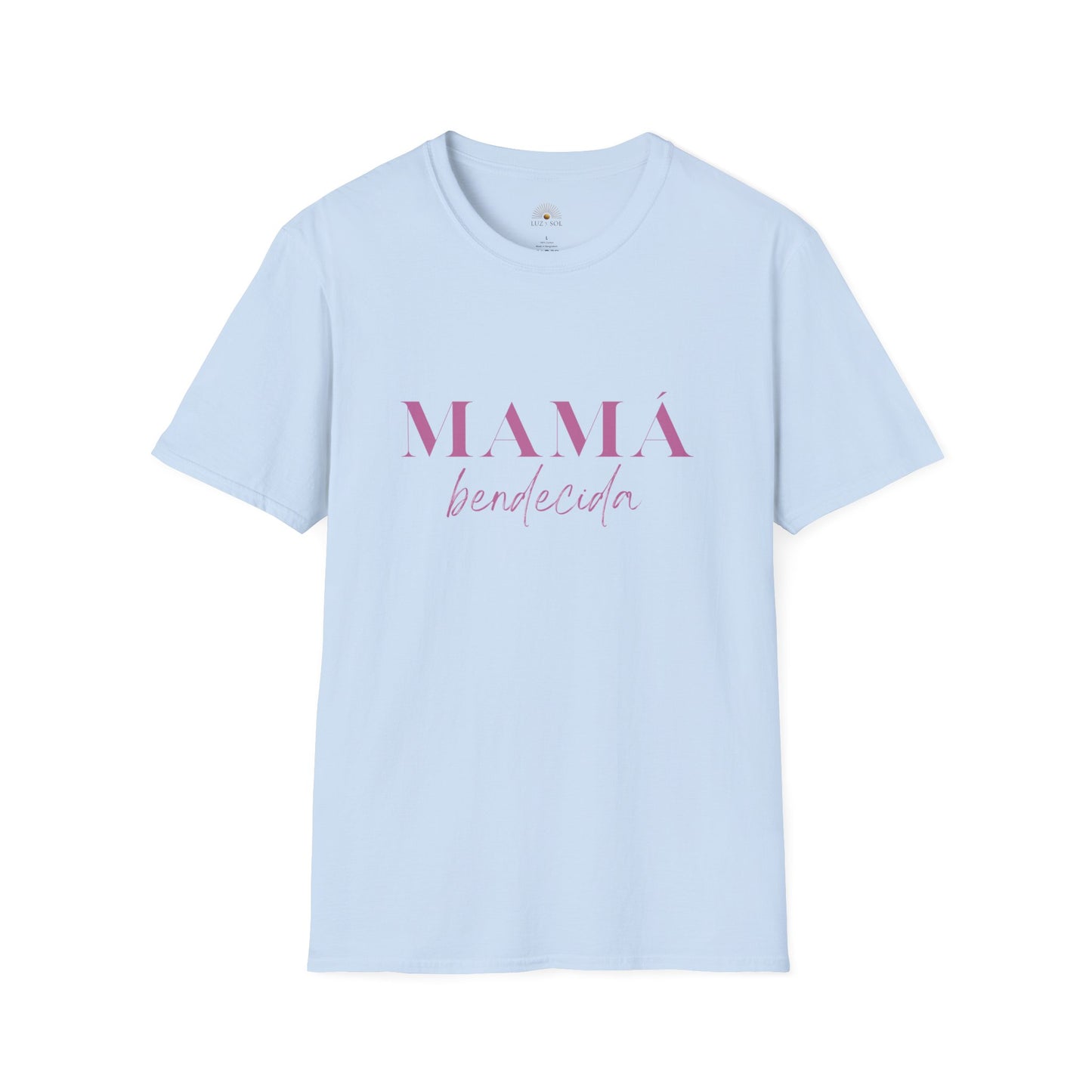 Camiseta Mamá Bendecida - Unisex Softstyle para Mamás