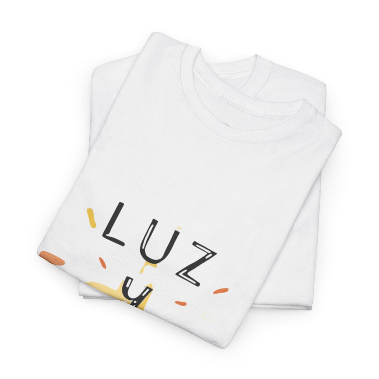 Camiseta Unisex de Algodón Grueso Luz y Sol - Vibras de Sol para Comodidad Diaria