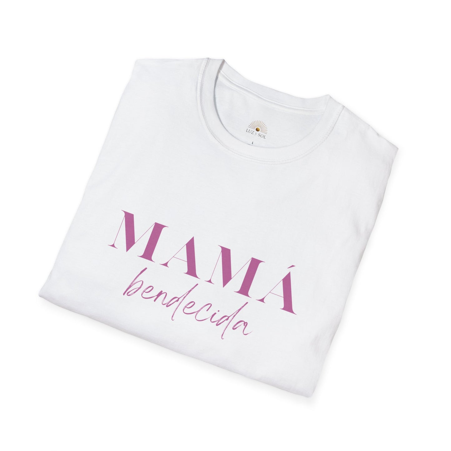 Camiseta Mamá Bendecida - Unisex Softstyle para Mamás
