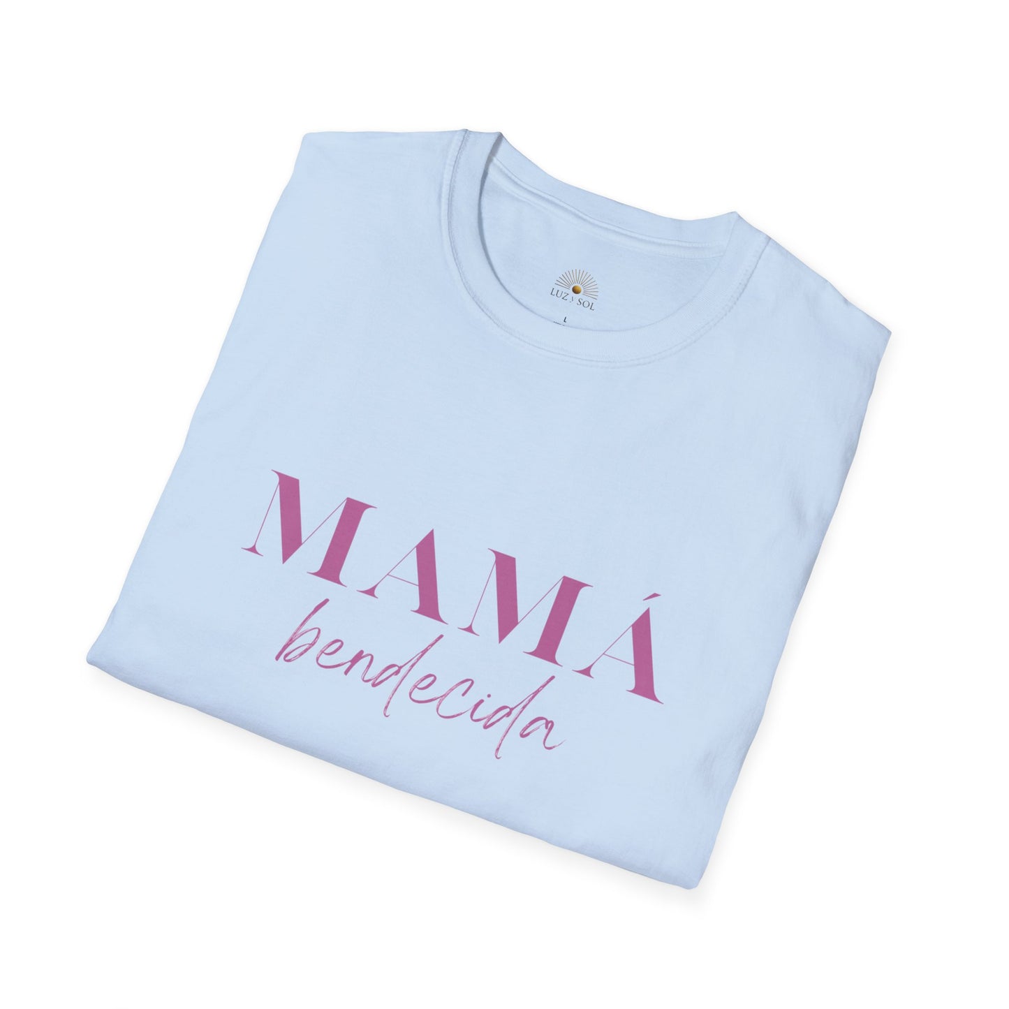 Camiseta Mamá Bendecida - Unisex Softstyle para Mamás