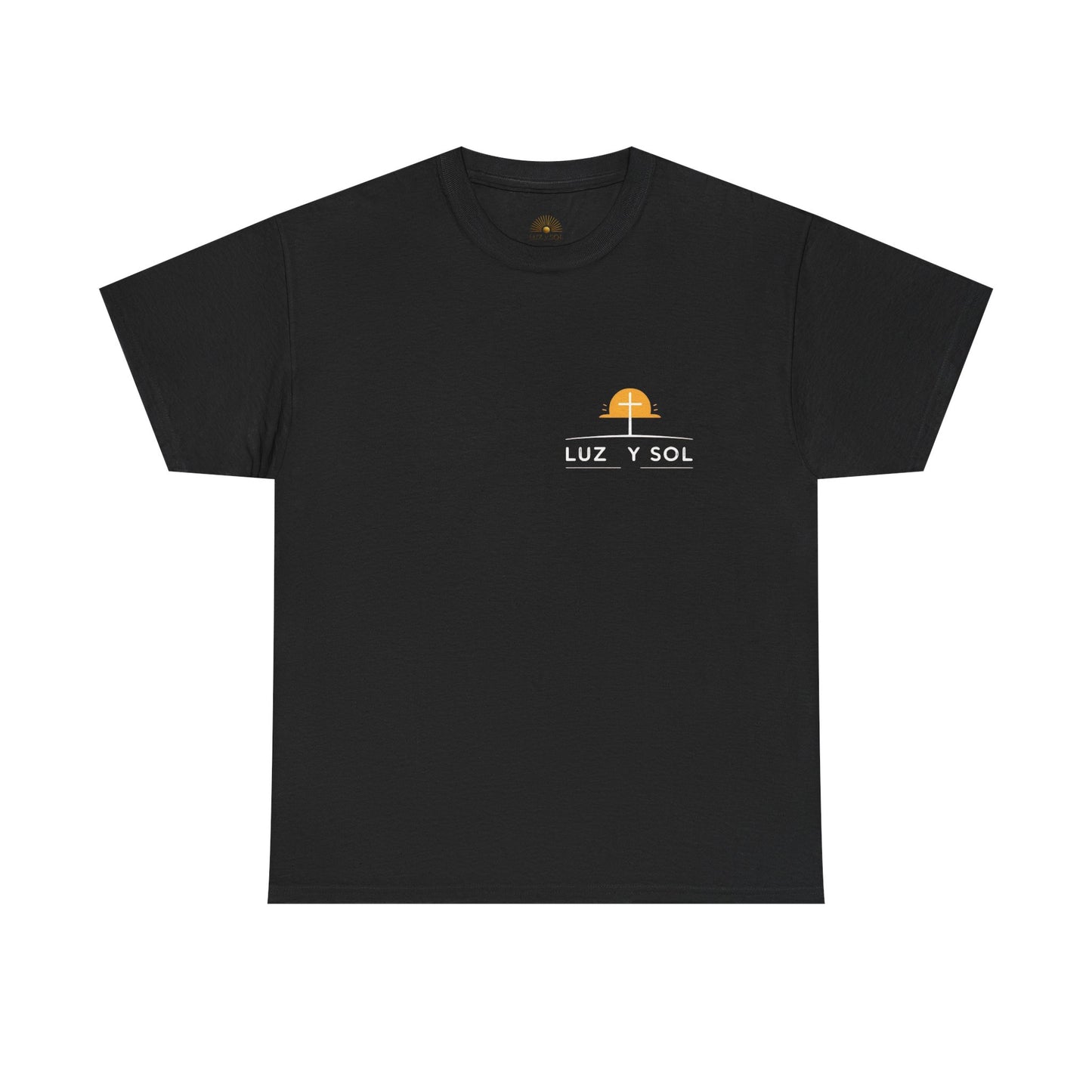 Camiseta Unisex de Algodón Grueso - Diseño Inspirador de Sol - Perfecta para Uso Casual y como Regalo