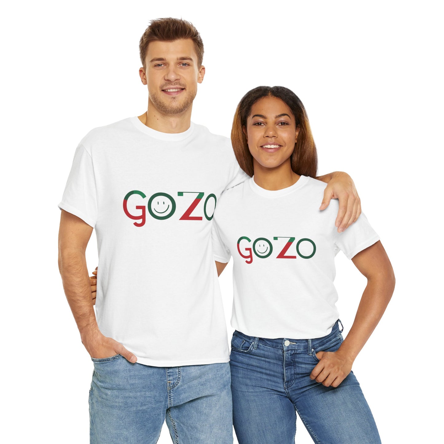 'GOZO', Camiseta Unisex de Algodón Resistente y Alegre