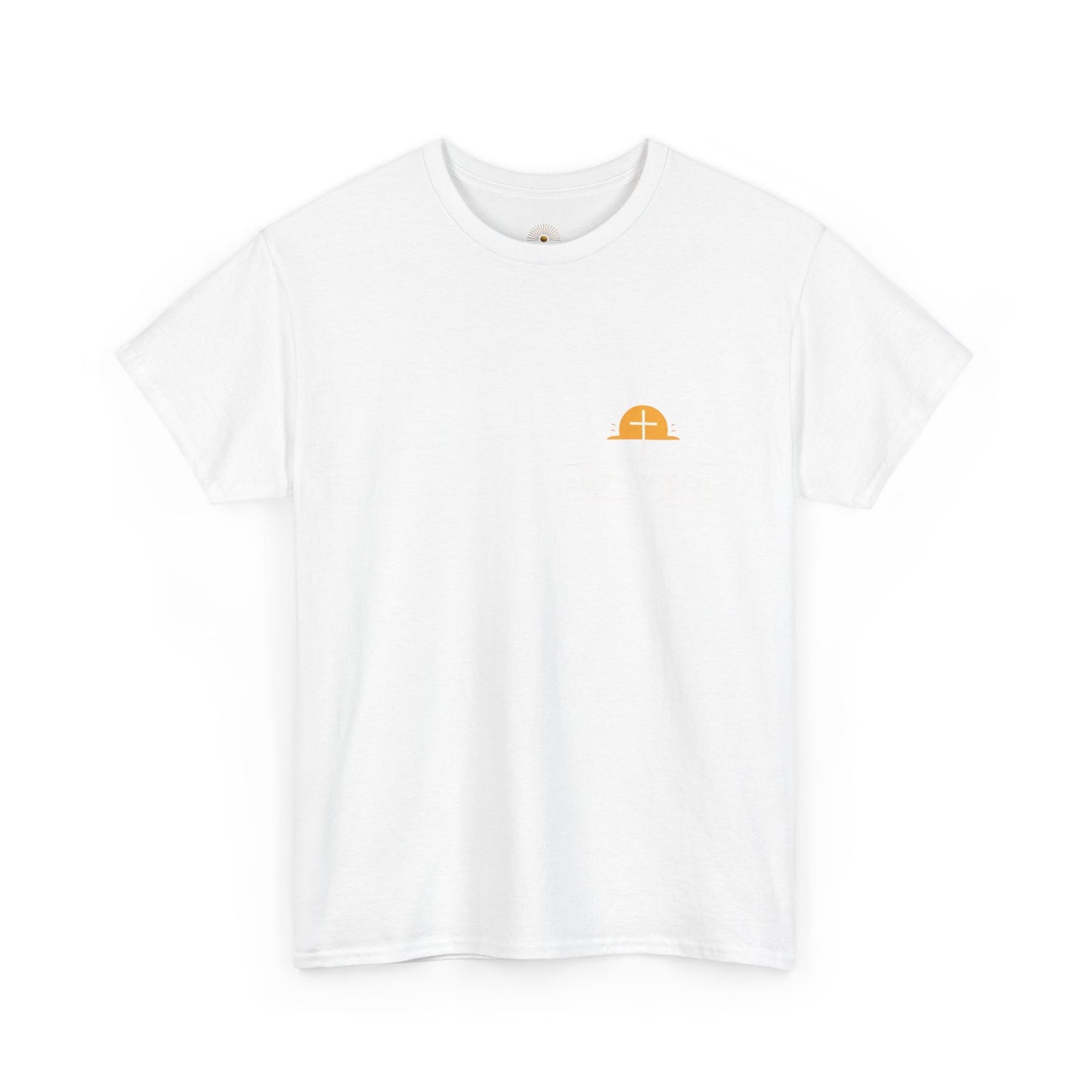 Camiseta Unisex de Algodón Grueso - Diseño Inspirador de Sol - Perfecta para Uso Casual y como Regalo