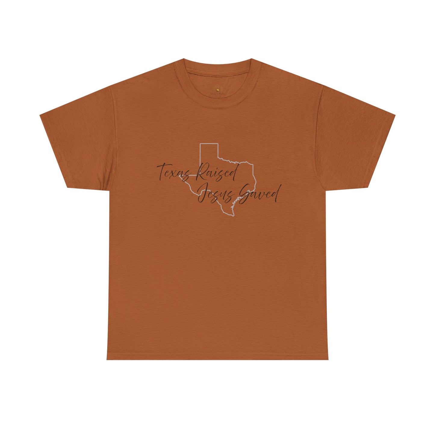 Camiseta Unisex de Algodón Grueso "Criado en Texas" – Fiel y Orgulloso