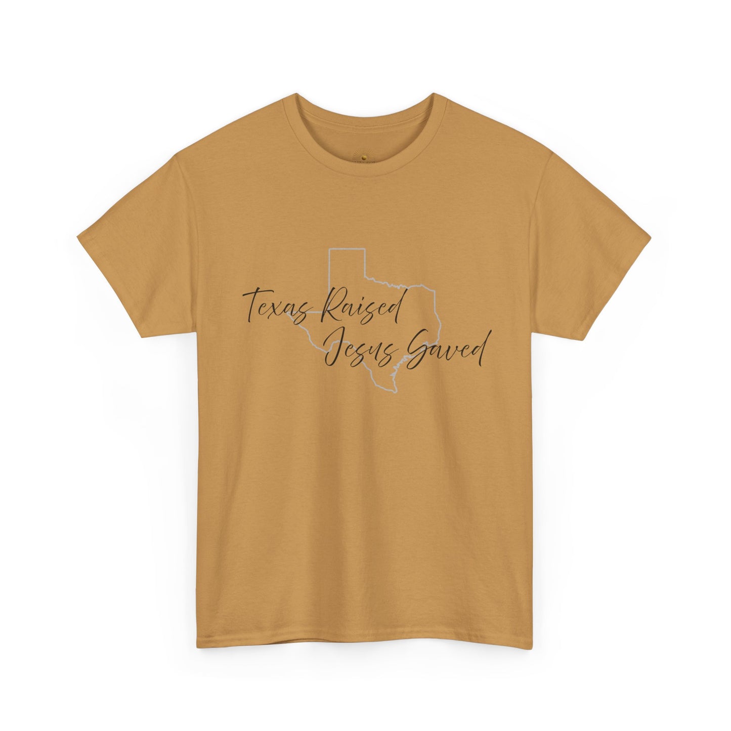 Camiseta Unisex de Algodón Grueso "Criado en Texas" – Fiel y Orgulloso