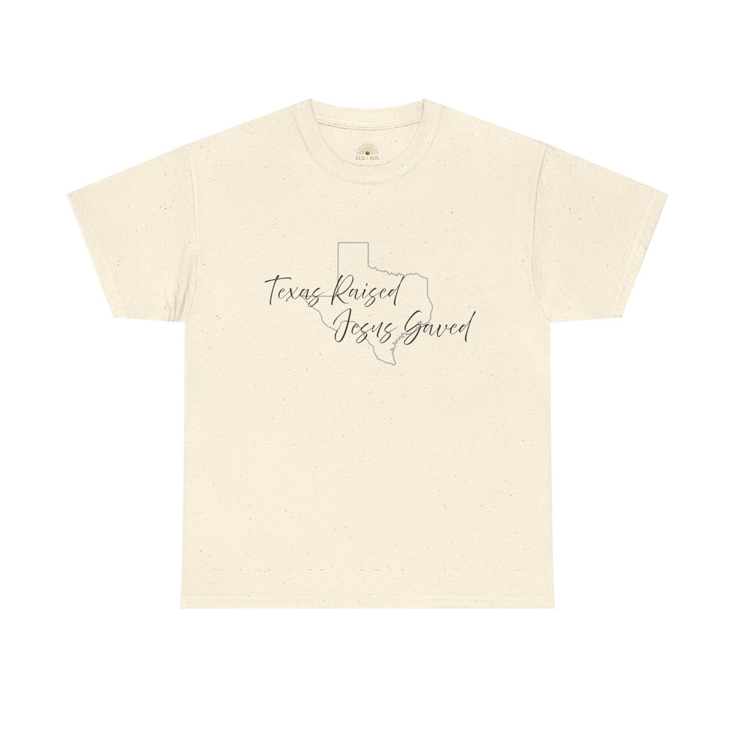 Camiseta Unisex de Algodón Grueso "Criado en Texas" – Fiel y Orgulloso