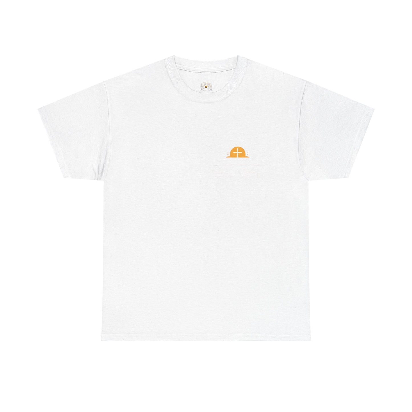 Camiseta Unisex de Algodón Grueso - Diseño Inspirador de Sol - Perfecta para Uso Casual y como Regalo