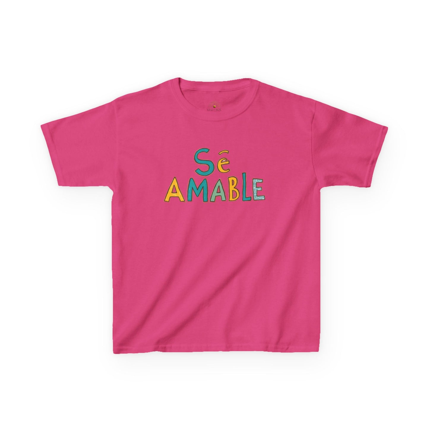 "Sé Amable" (Camiseta Infantil de Algodón Resistente)
