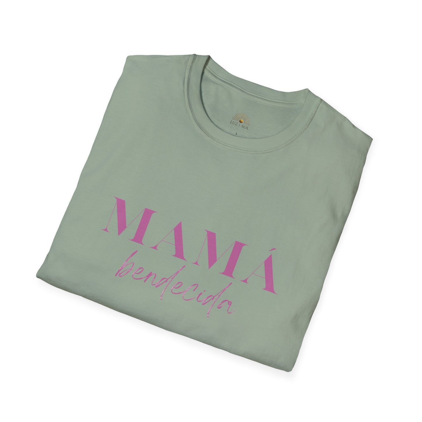Camiseta Mamá Bendecida - Unisex Softstyle para Mamás