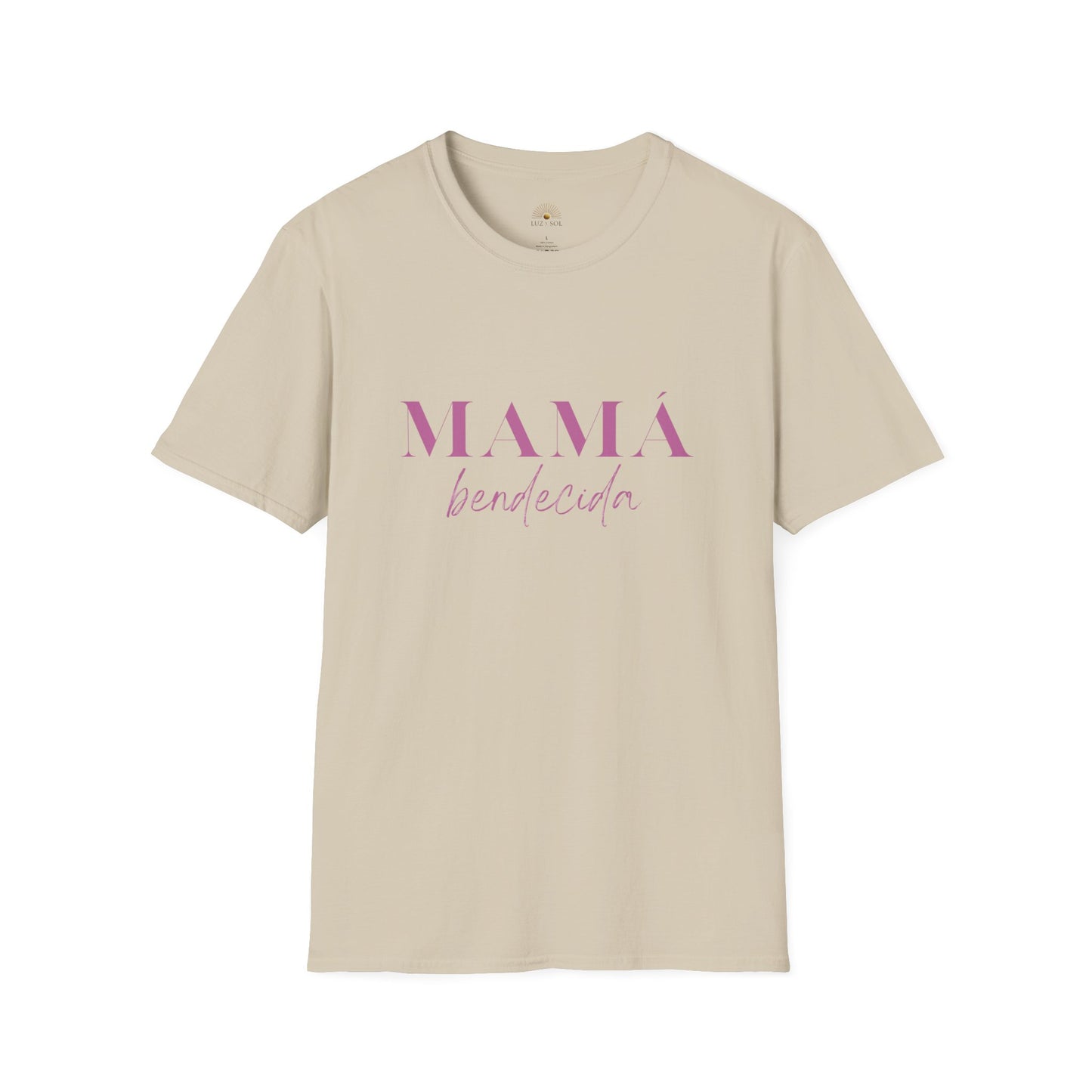 Camiseta Mamá Bendecida - Unisex Softstyle para Mamás
