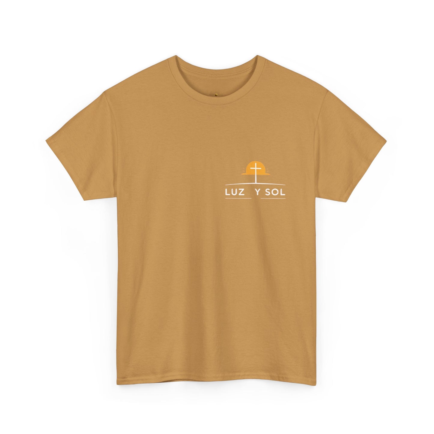 Camiseta Unisex de Algodón Grueso - Diseño Inspirador de Sol - Perfecta para Uso Casual y como Regalo