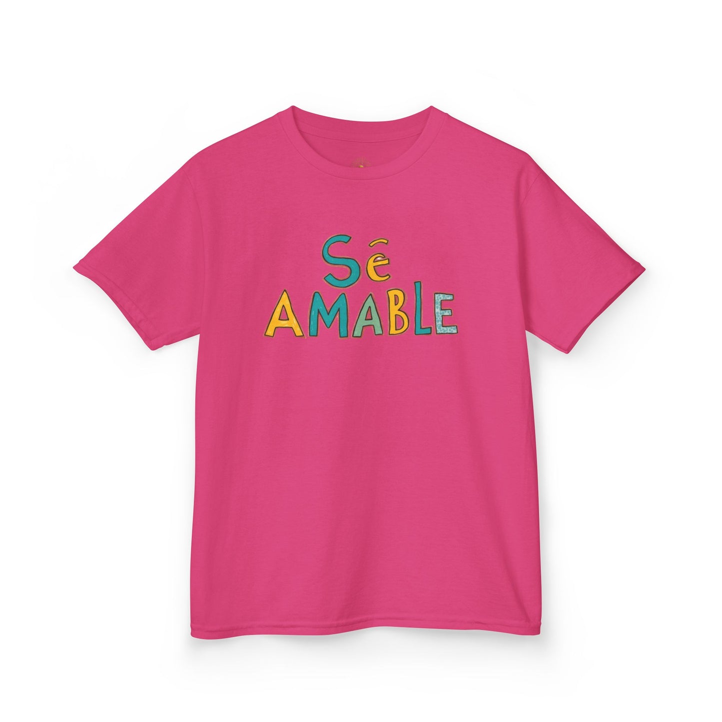 "Sé Amable" (Camiseta Infantil de Algodón Resistente)