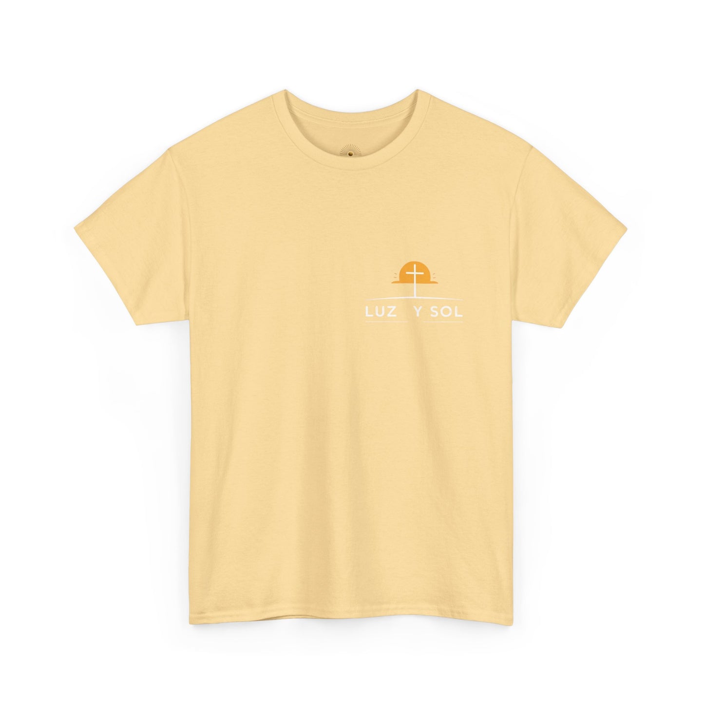 Camiseta Unisex de Algodón Grueso - Diseño Inspirador de Sol - Perfecta para Uso Casual y como Regalo