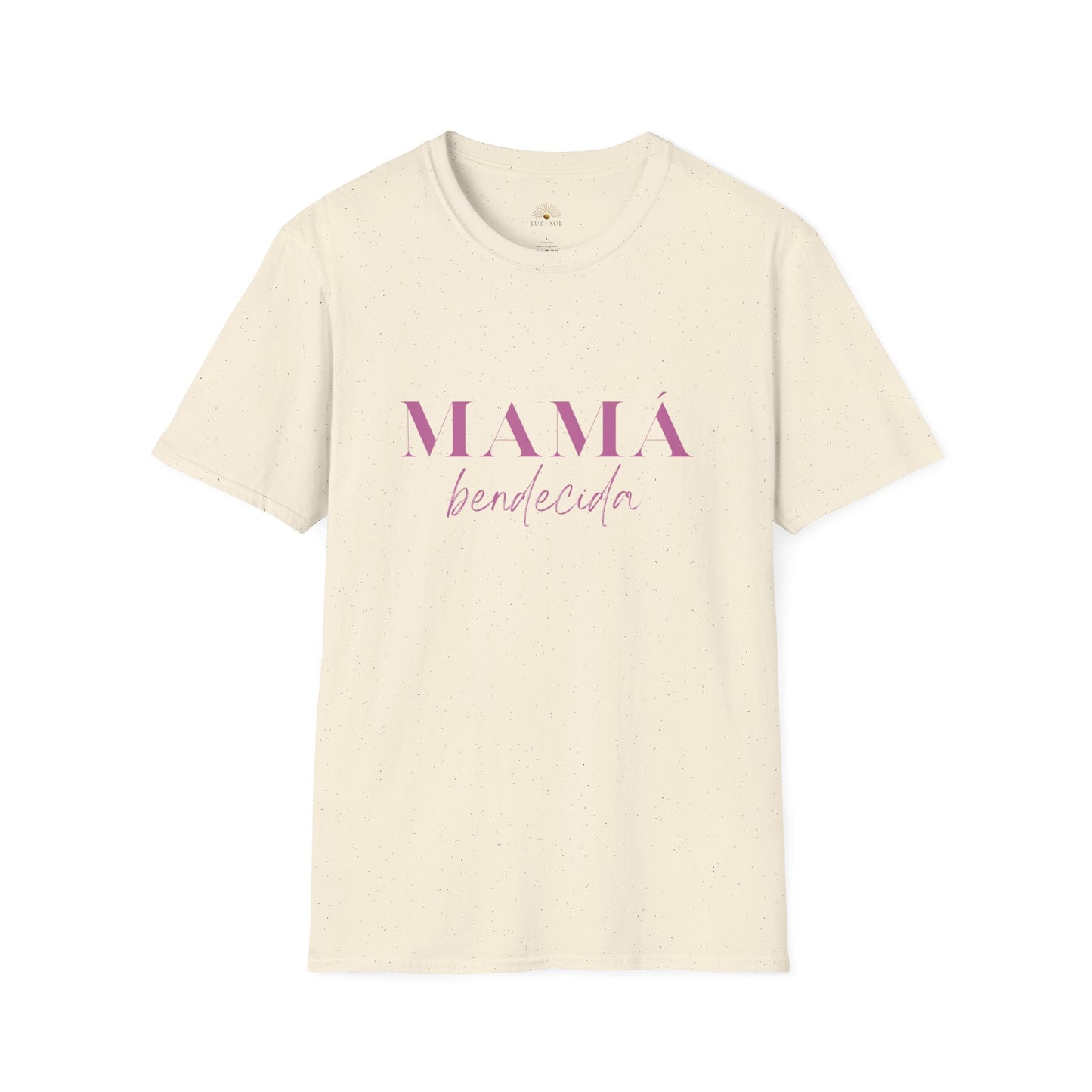 Camiseta Mamá Bendecida - Unisex Softstyle para Mamás