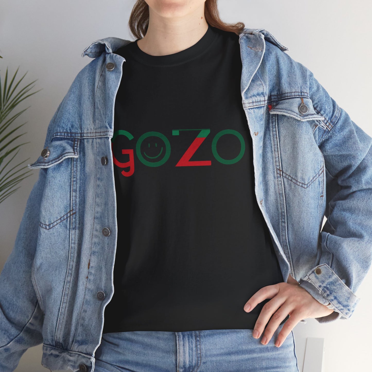 'GOZO', Camiseta Unisex de Algodón Resistente y Alegre