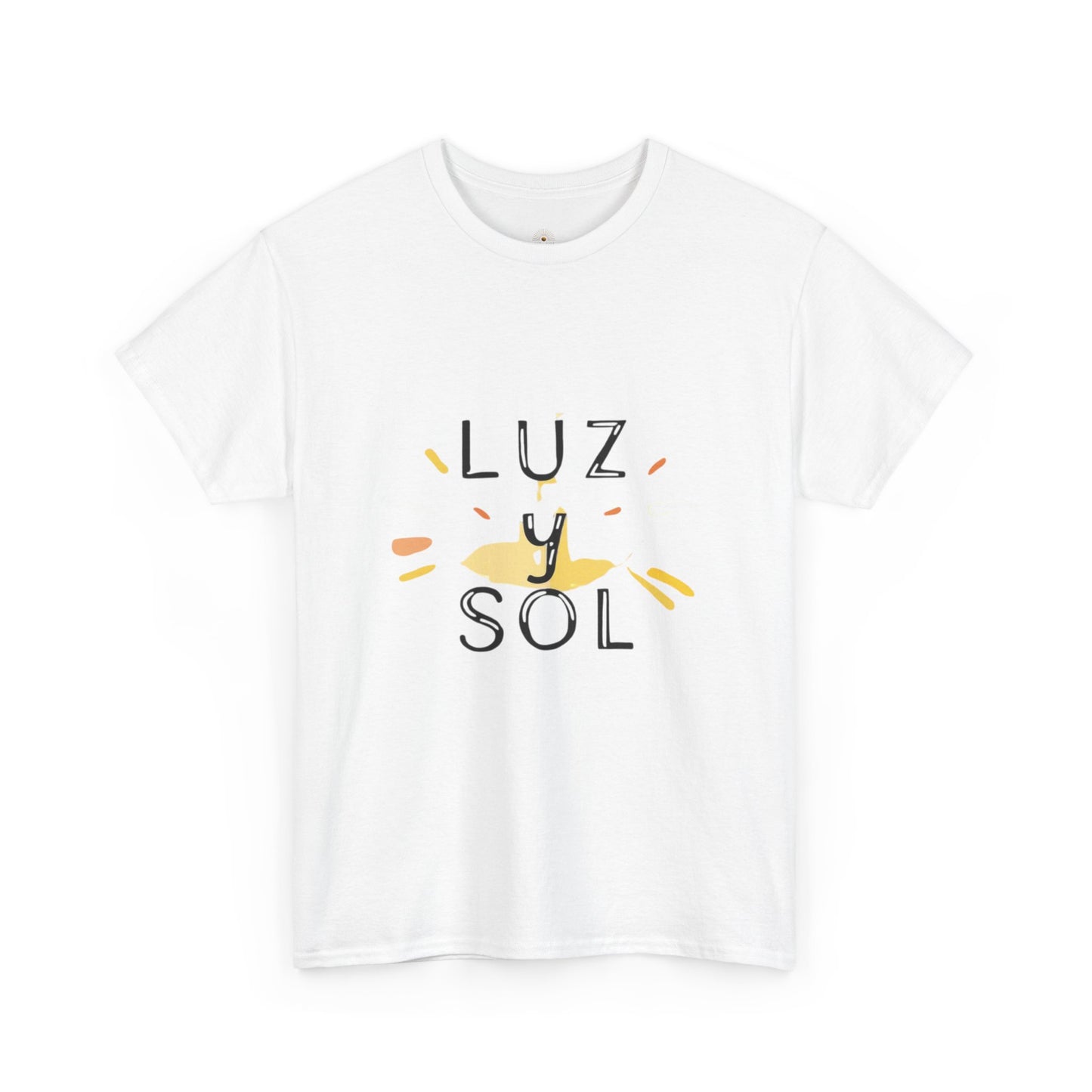 Camiseta Unisex de Algodón Grueso Luz y Sol - Vibras de Sol para Comodidad Diaria
