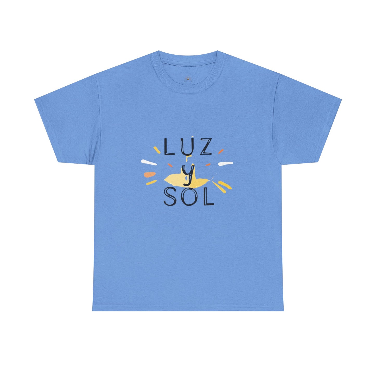 Camiseta Unisex de Algodón Grueso Luz y Sol - Vibras de Sol para Comodidad Diaria