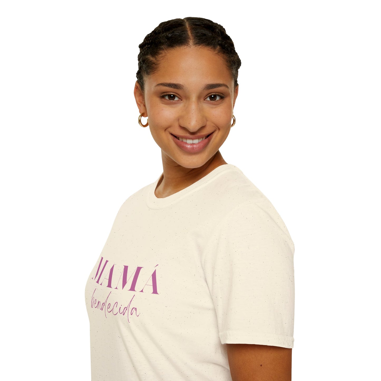 Camiseta Mamá Bendecida - Unisex Softstyle para Mamás