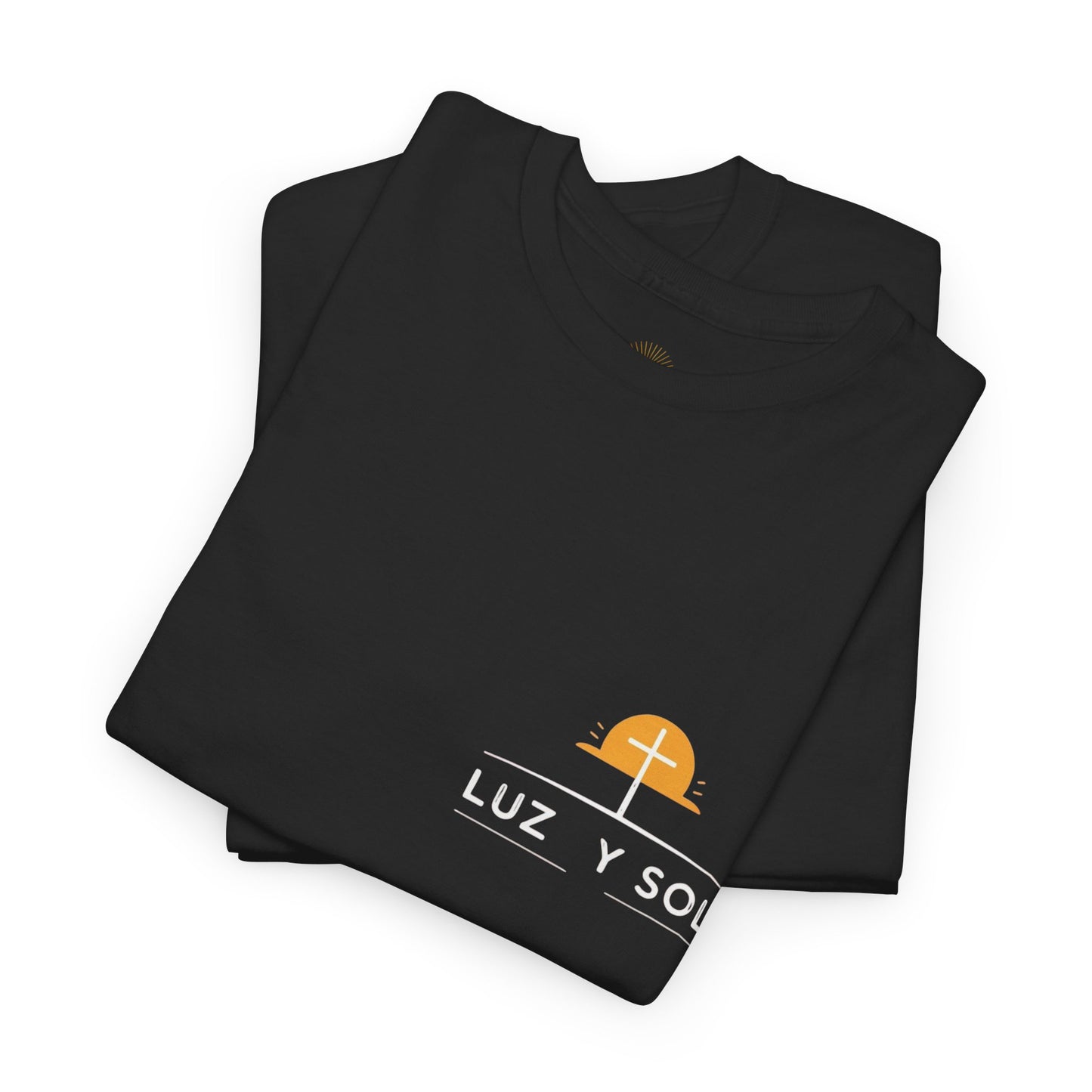 Camiseta Unisex de Algodón Grueso - Diseño Inspirador de Sol - Perfecta para Uso Casual y como Regalo