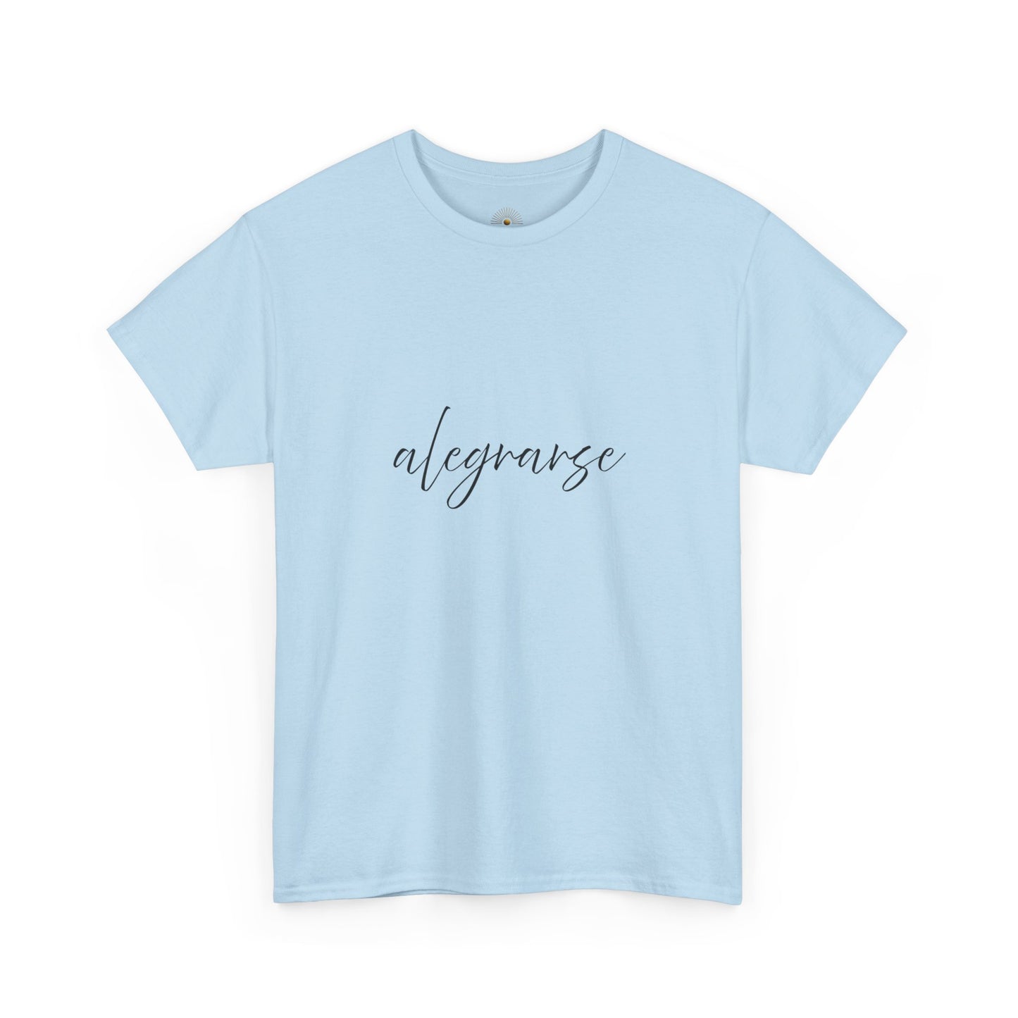 "Alegrarse" (Camiseta Unisex de Algodón Resistente con Mensaje Inspirador)