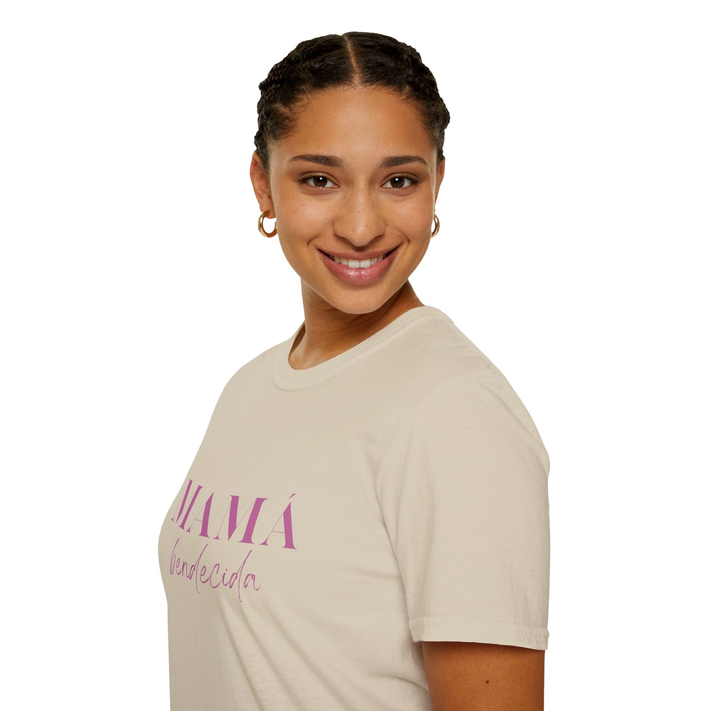 Camiseta Mamá Bendecida - Unisex Softstyle para Mamás
