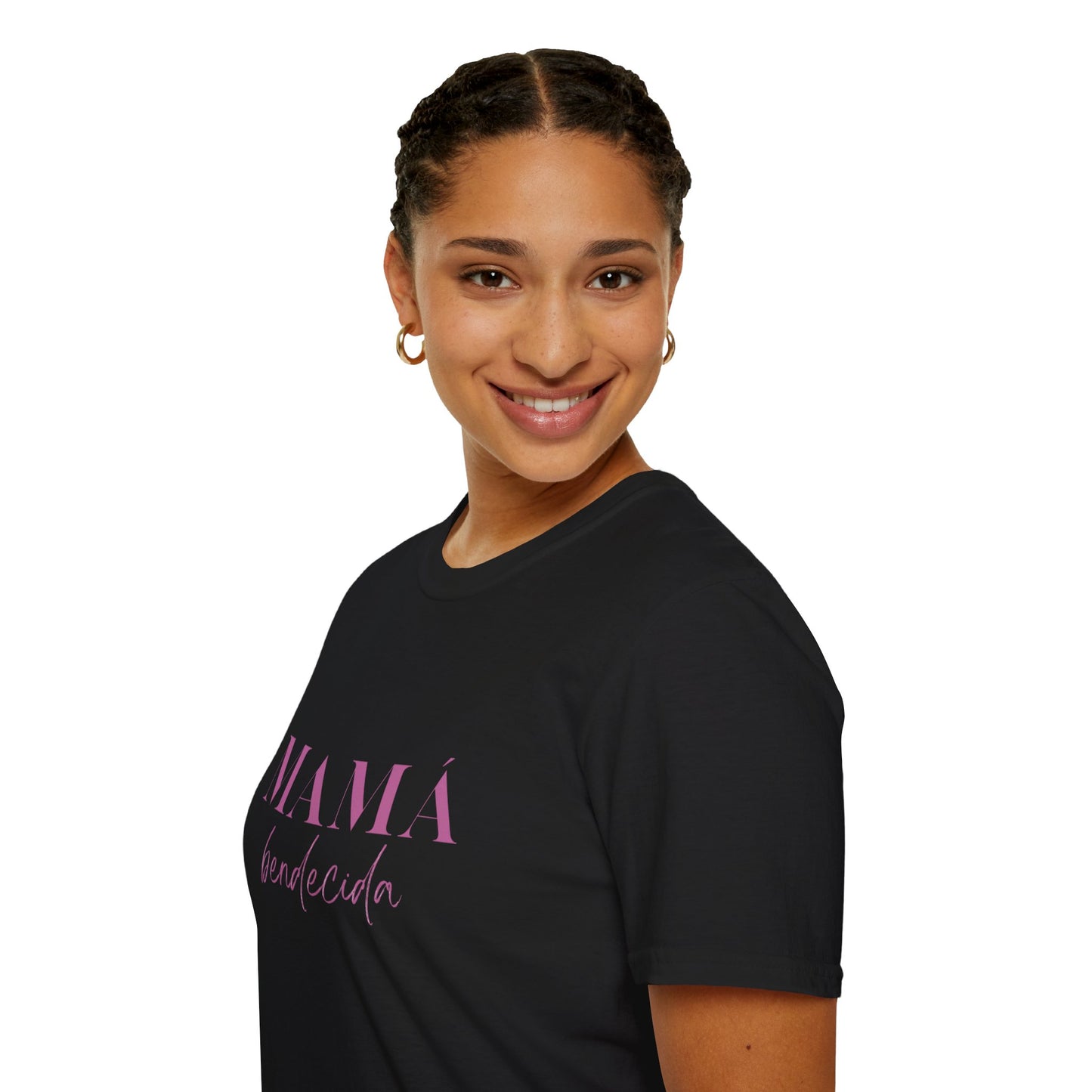 Camiseta Mamá Bendecida - Unisex Softstyle para Mamás