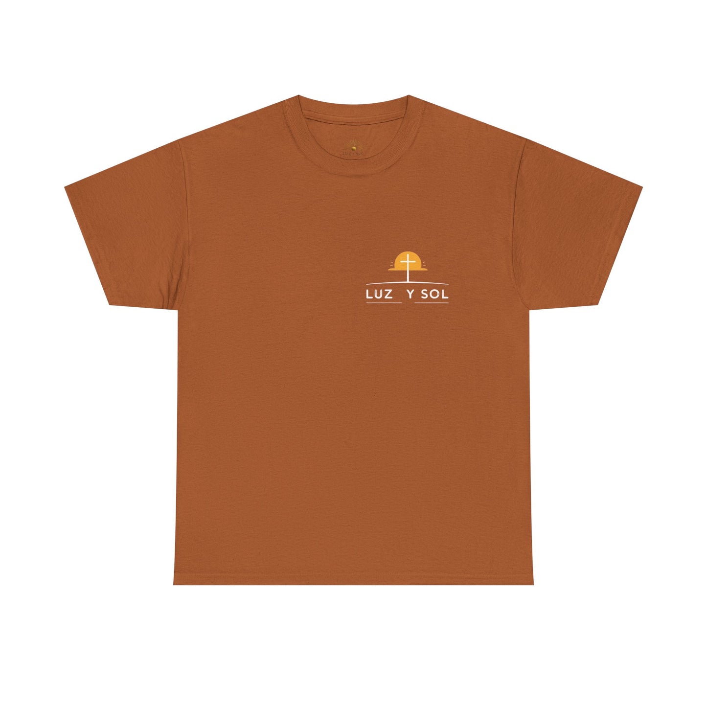 Camiseta Unisex de Algodón Grueso - Diseño Inspirador de Sol - Perfecta para Uso Casual y como Regalo