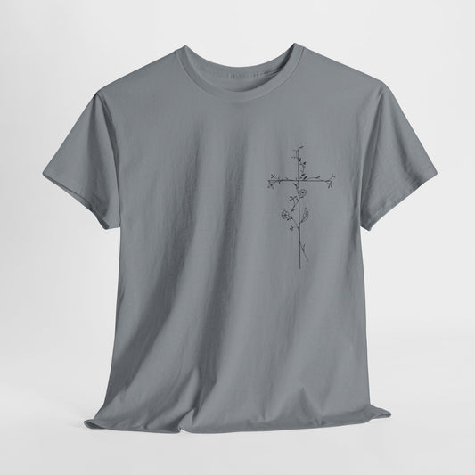 "Dios Hace Nuevas Todas Las Cosas", Camiseta Unisex de Algodón Resistente con Mensaje Inspirador