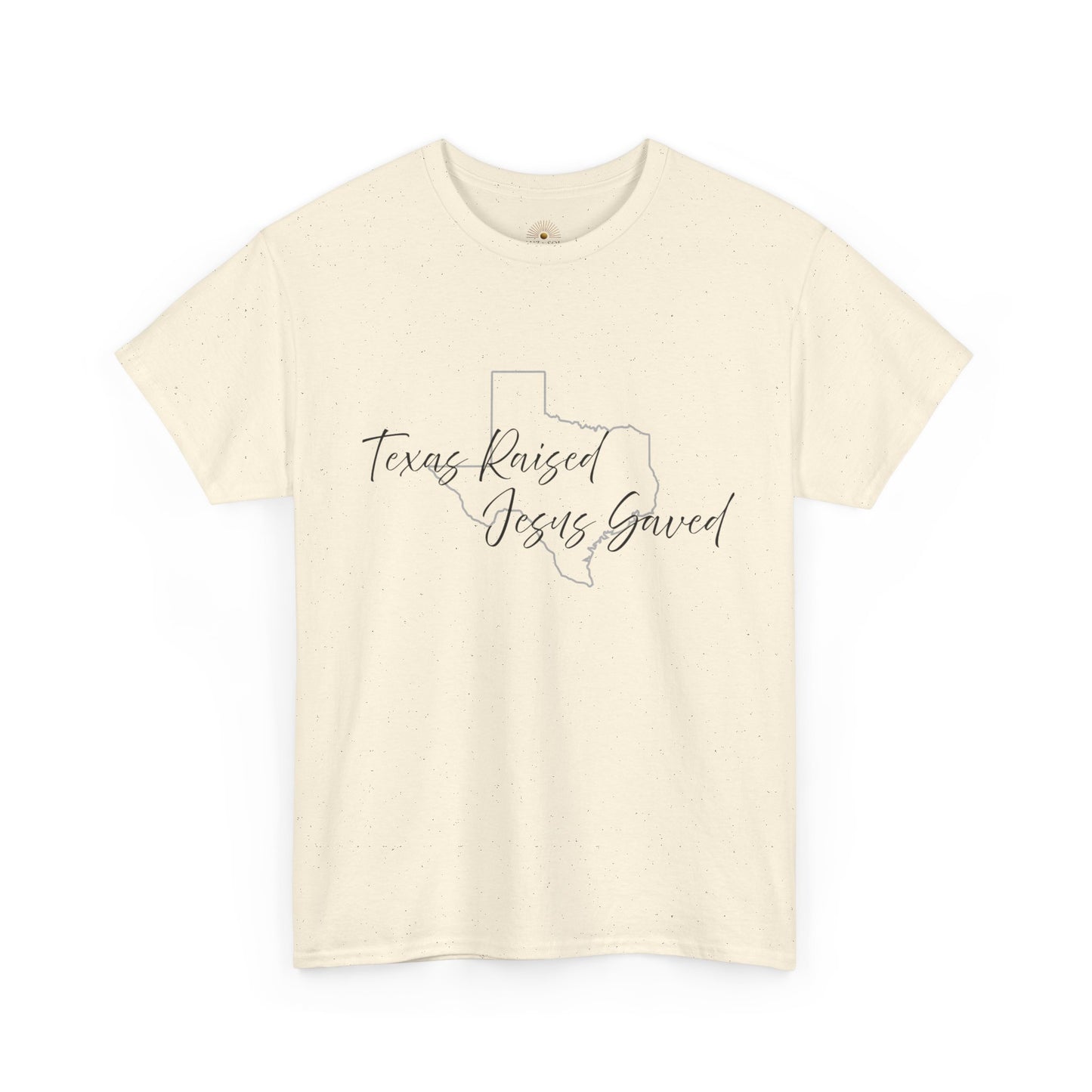 Camiseta Unisex de Algodón Grueso "Criado en Texas" – Fiel y Orgulloso