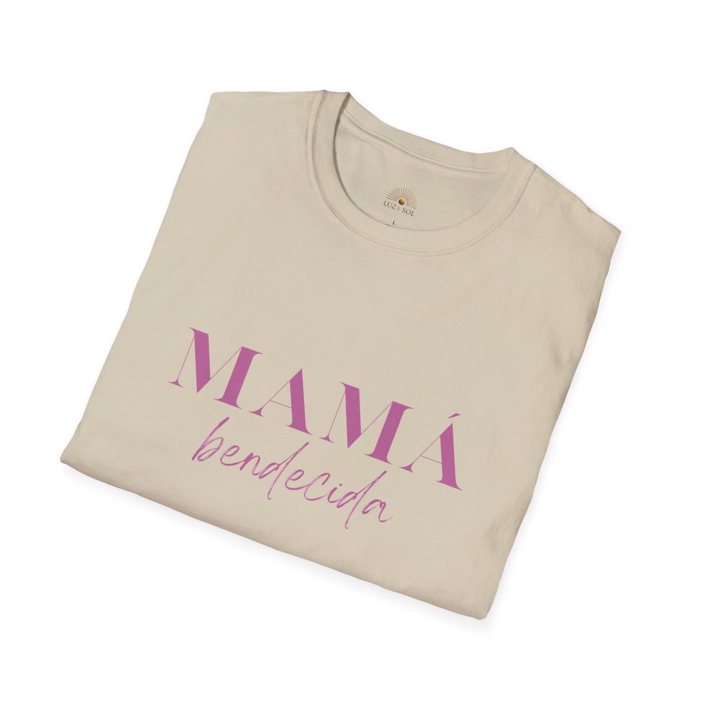 Camiseta Mamá Bendecida - Unisex Softstyle para Mamás