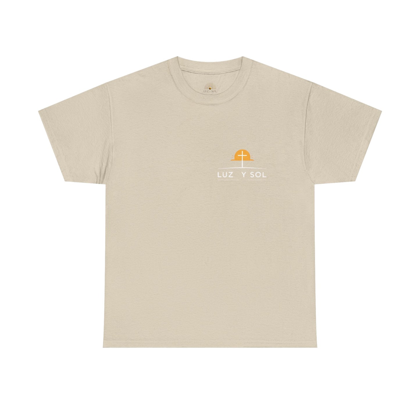 Camiseta Unisex de Algodón Grueso - Diseño Inspirador de Sol - Perfecta para Uso Casual y como Regalo