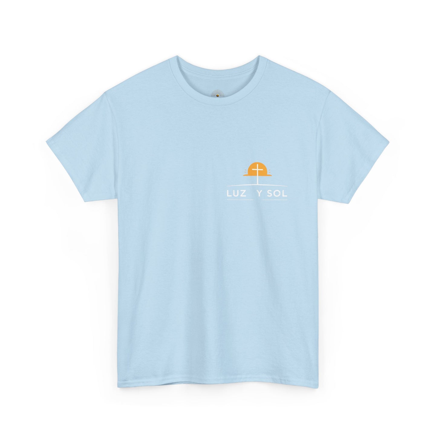 Camiseta Unisex de Algodón Grueso - Diseño Inspirador de Sol - Perfecta para Uso Casual y como Regalo