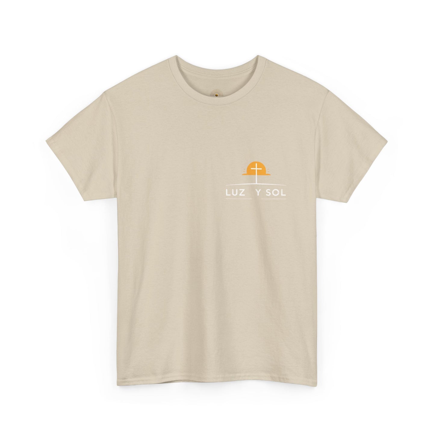 Camiseta Unisex de Algodón Grueso - Diseño Inspirador de Sol - Perfecta para Uso Casual y como Regalo