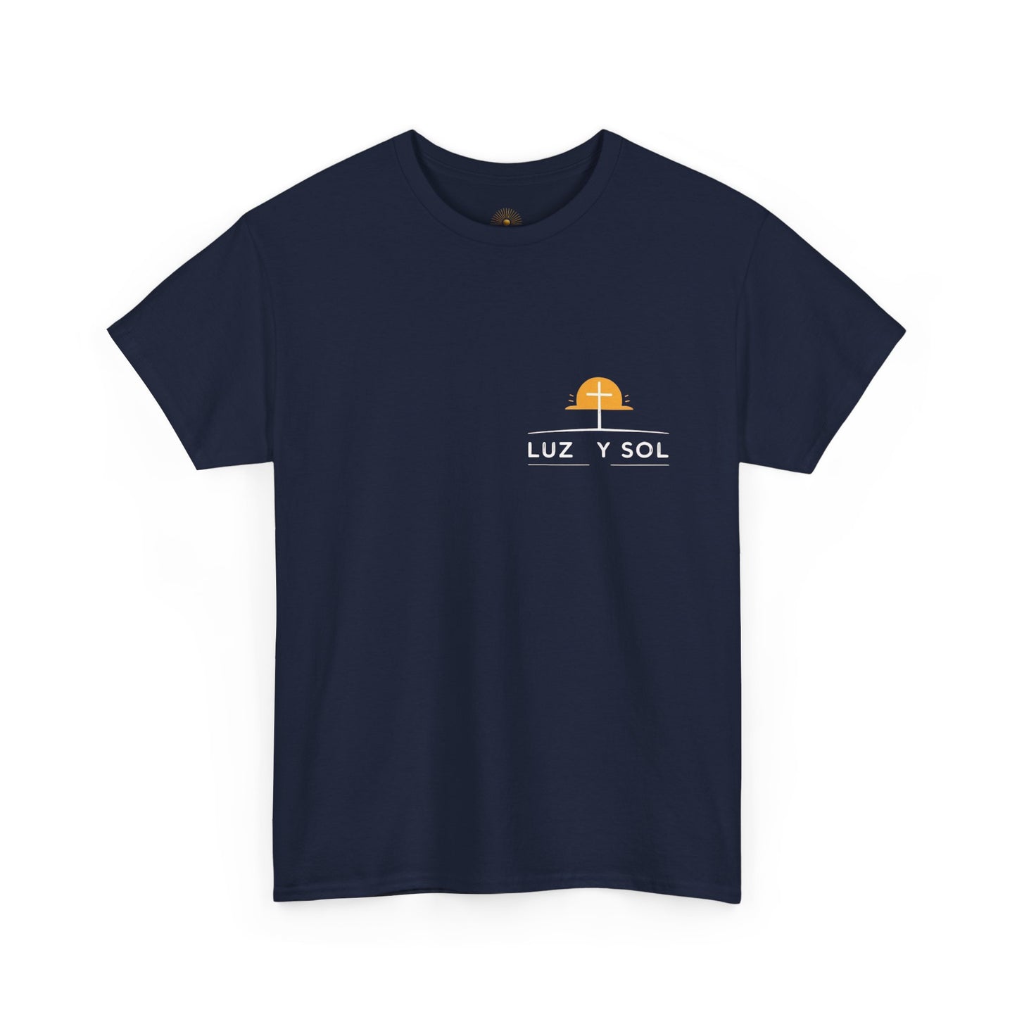 Camiseta Unisex de Algodón Grueso - Diseño Inspirador de Sol - Perfecta para Uso Casual y como Regalo
