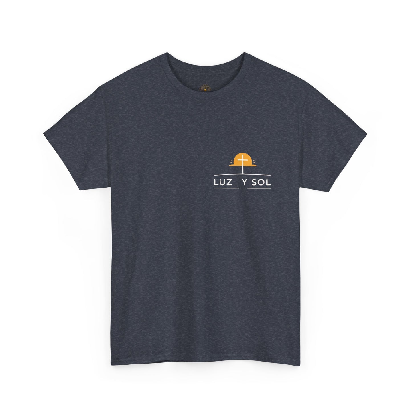 Camiseta Unisex de Algodón Grueso - Diseño Inspirador de Sol - Perfecta para Uso Casual y como Regalo
