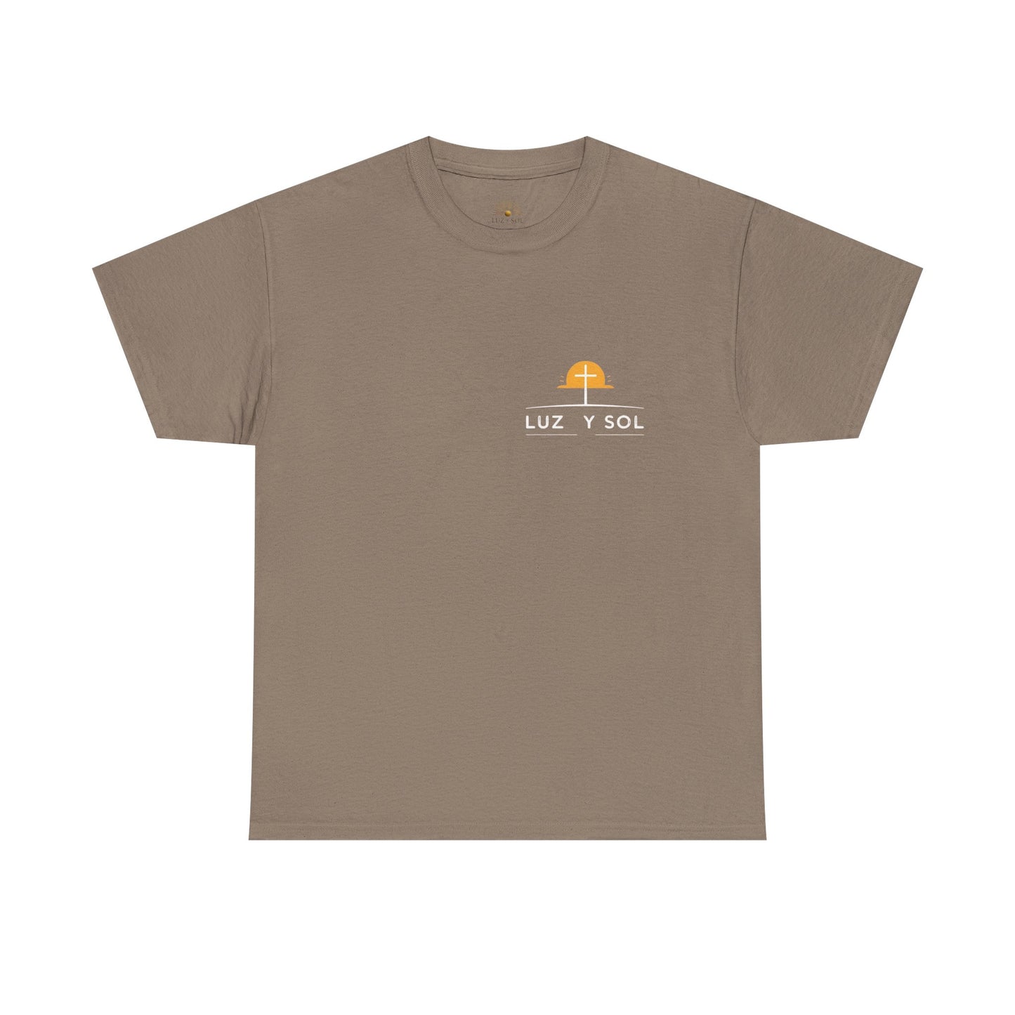 Camiseta Unisex de Algodón Grueso - Diseño Inspirador de Sol - Perfecta para Uso Casual y como Regalo