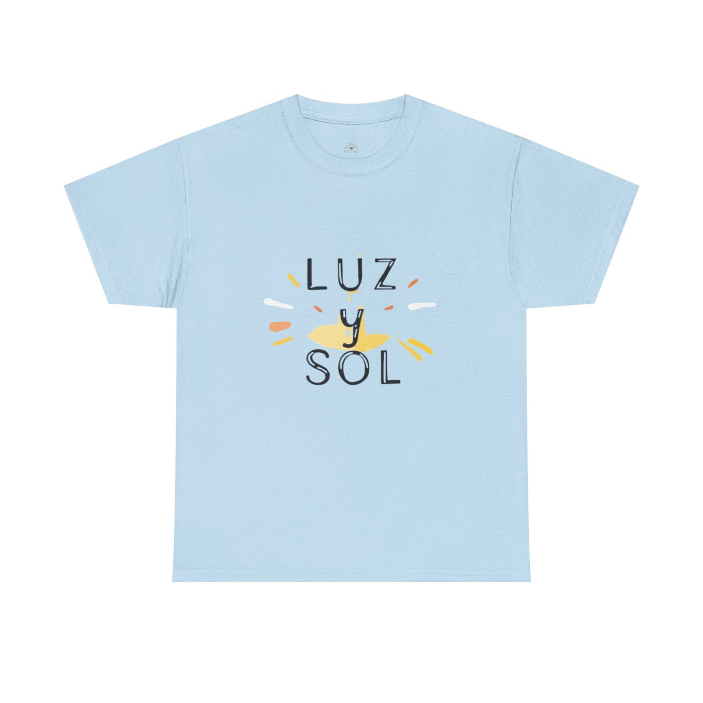 Camiseta Unisex de Algodón Grueso Luz y Sol - Vibras de Sol para Comodidad Diaria