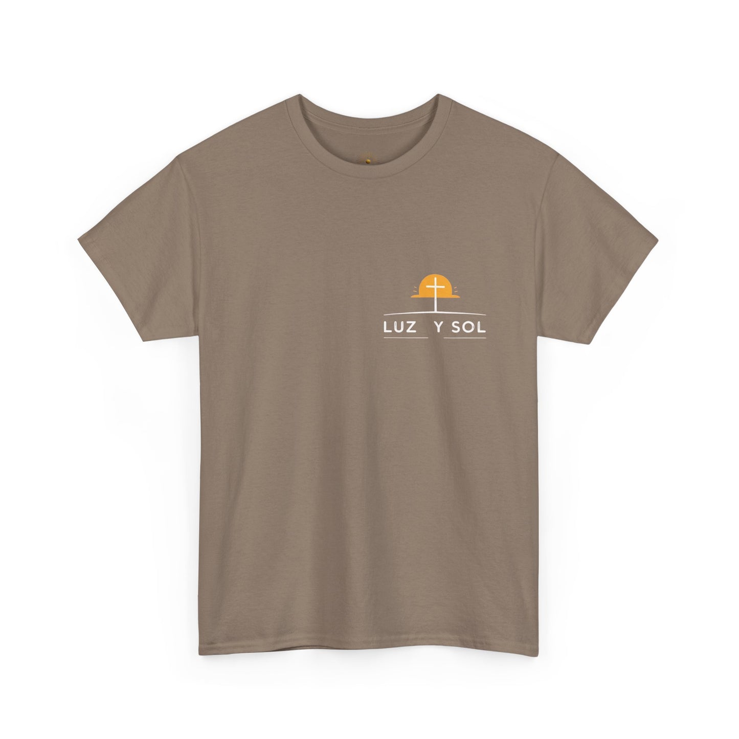 Camiseta Unisex de Algodón Grueso - Diseño Inspirador de Sol - Perfecta para Uso Casual y como Regalo