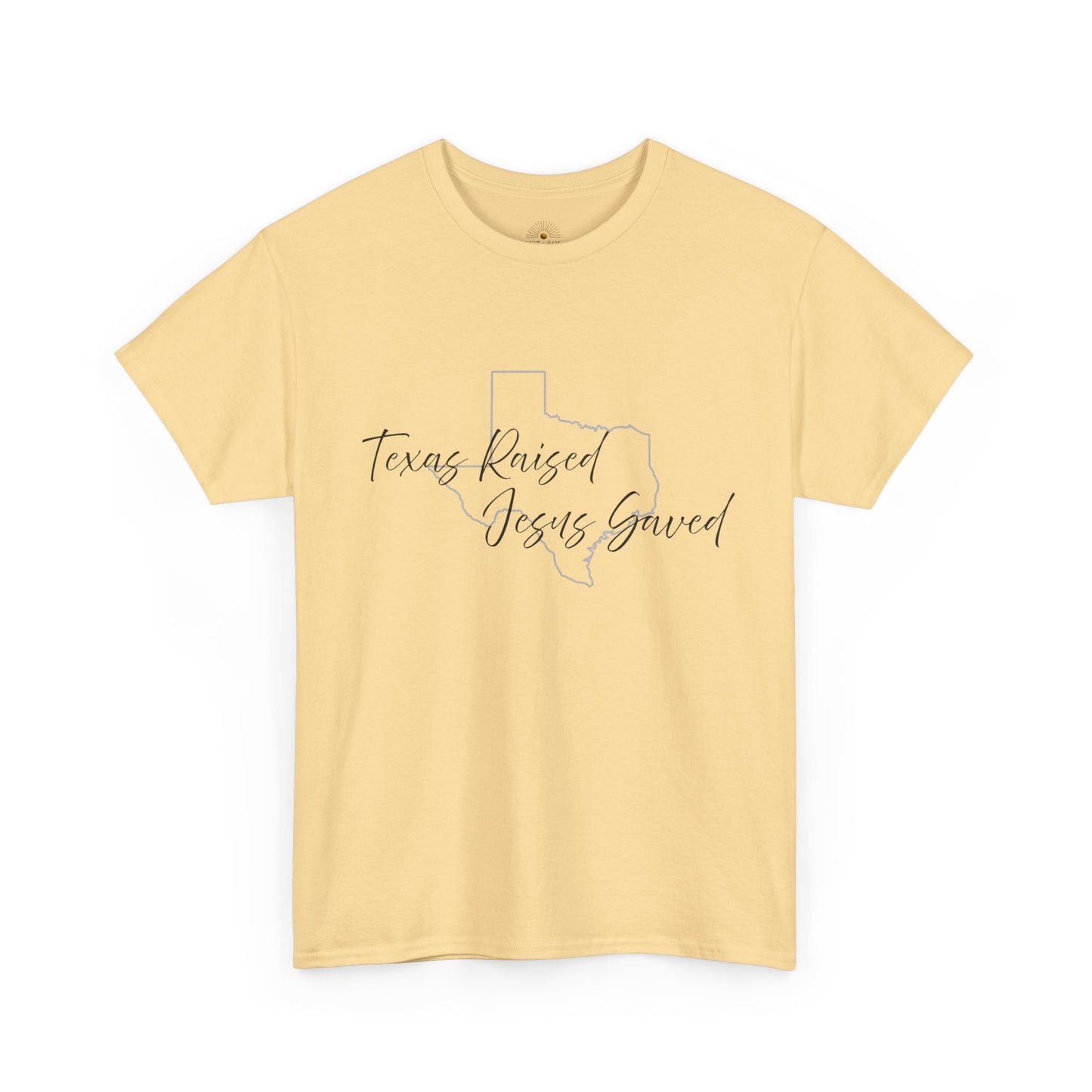 Camiseta Unisex de Algodón Grueso "Criado en Texas" – Fiel y Orgulloso