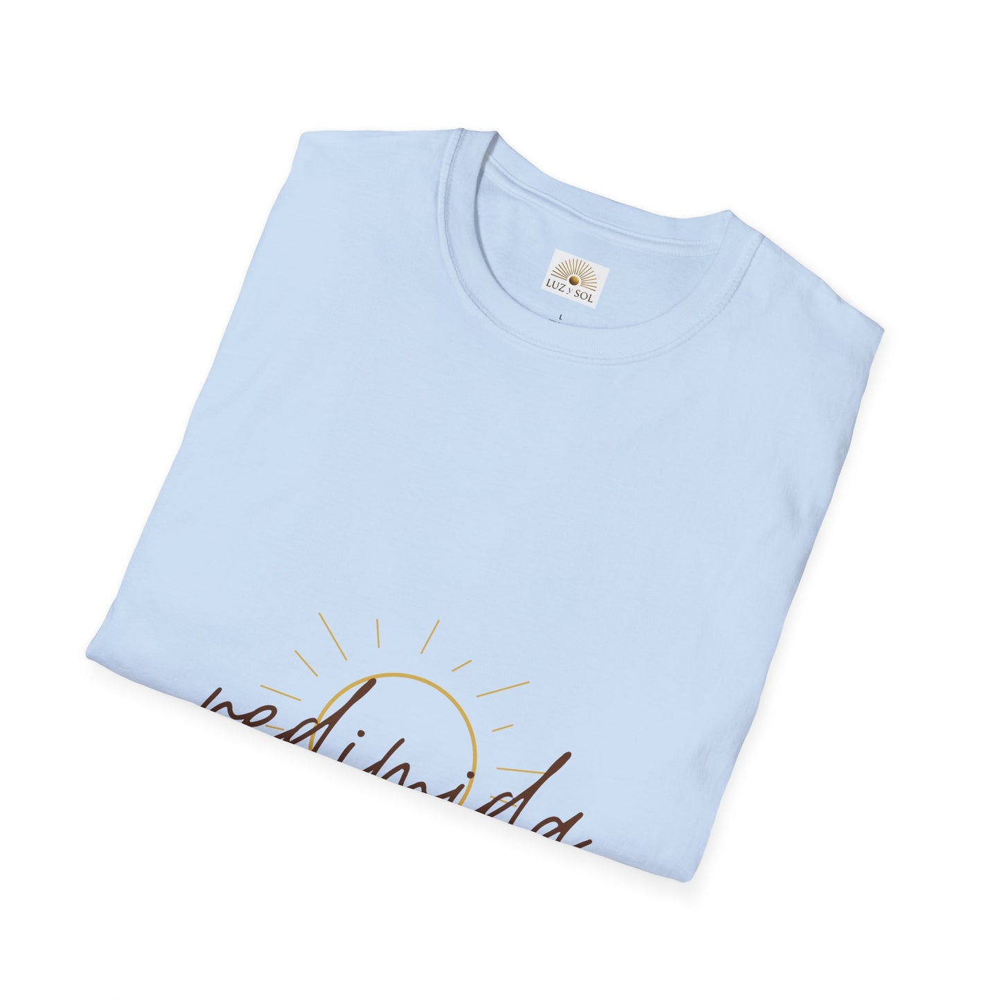 "Redimida", Camiseta Unisex de Algodón Resistente con Mensaje Inspirador