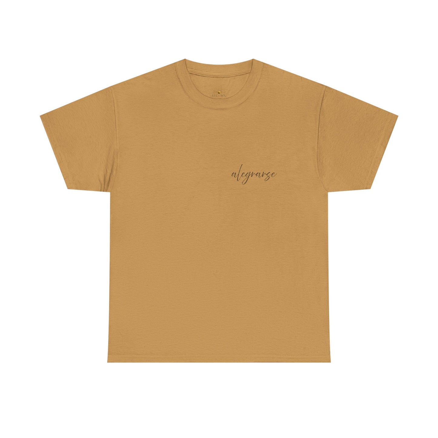 "Alegrarse" (Camiseta Unisex de Algodón Resistente con Mensaje Inspirador)