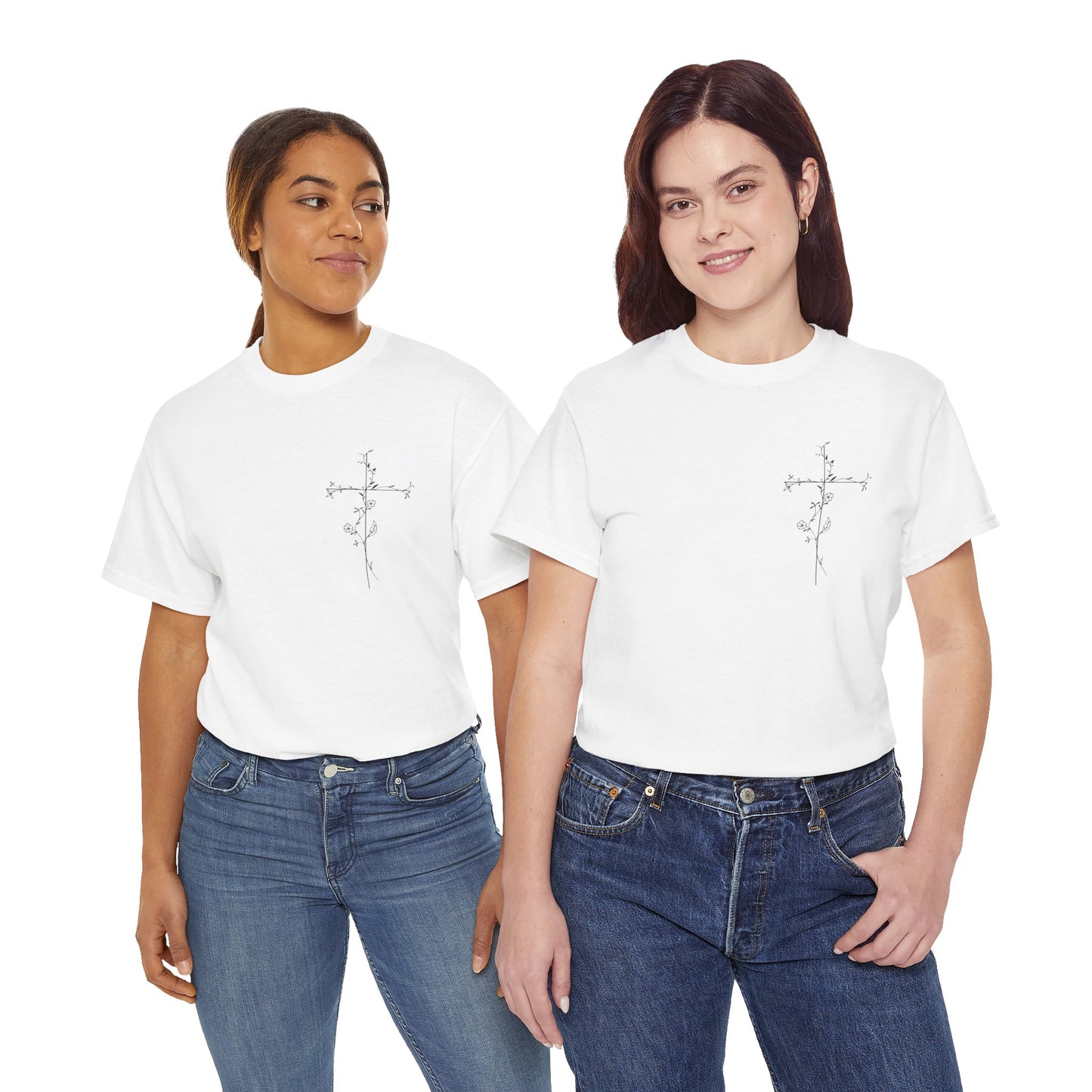 "Dios Hace Nuevas Todas Las Cosas", Camiseta Unisex de Algodón Resistente con Mensaje Inspirador